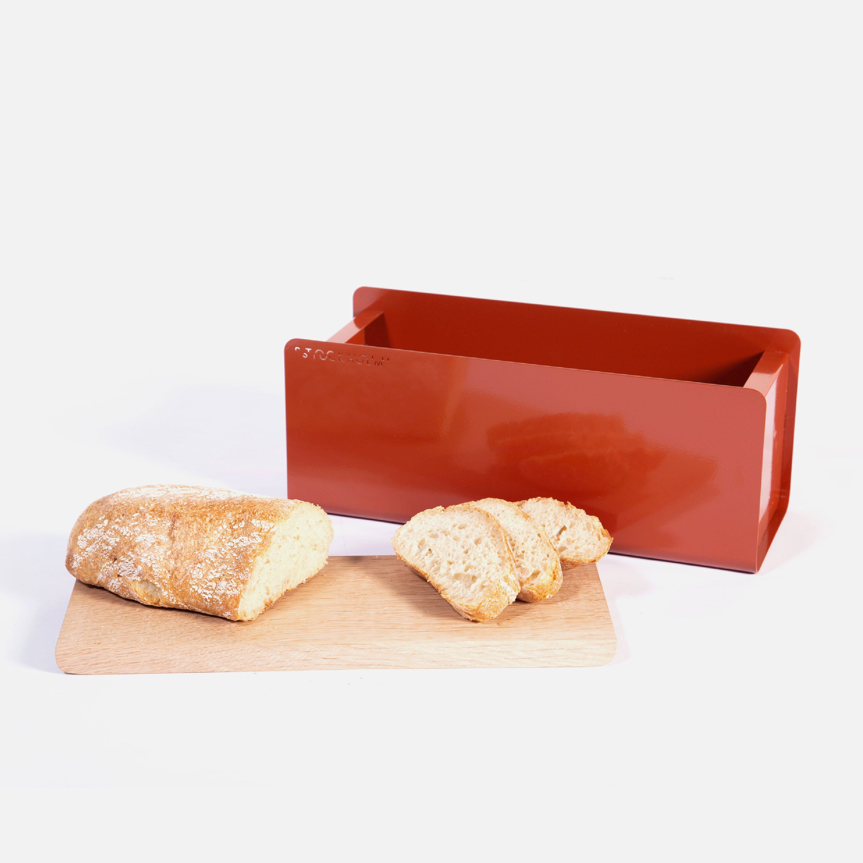 Stockholm Bread Bin - Oxide Red