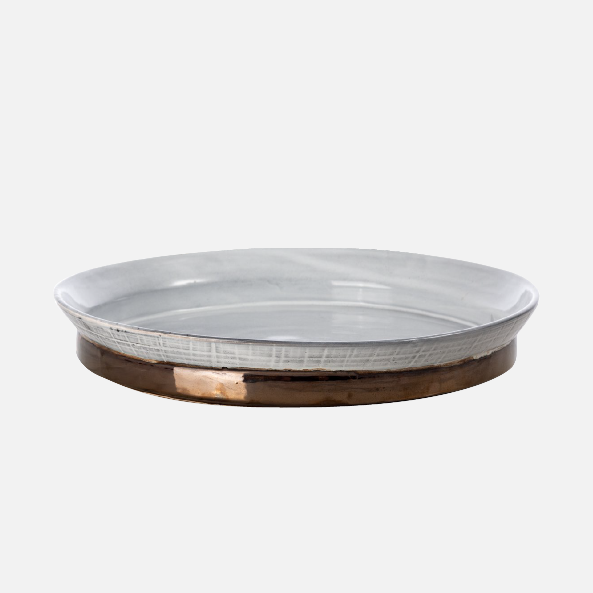 Century Round Platter - Grey
