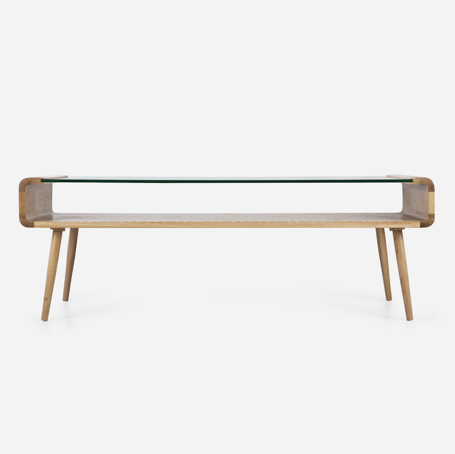 Classic Glass Top Coffee Table