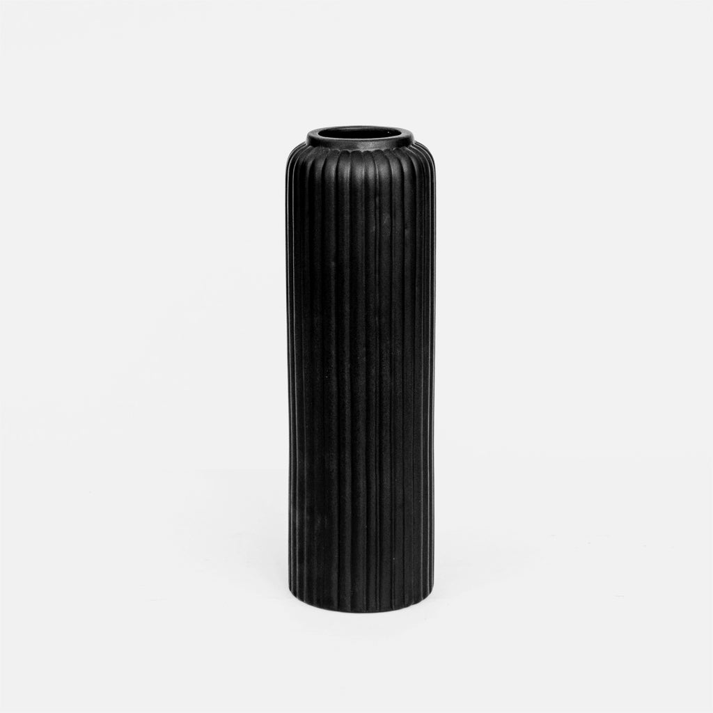 Column Vase Large - Black
