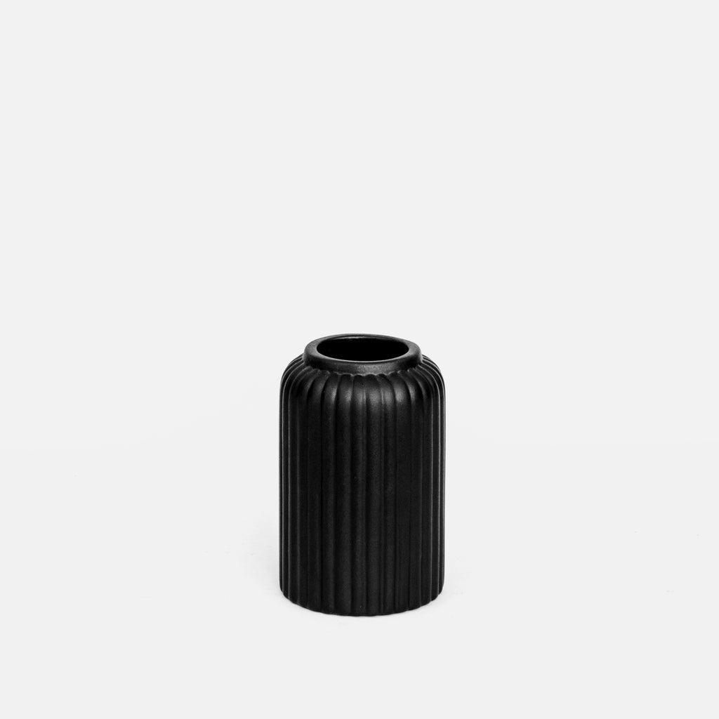 Column Vase Small - Black