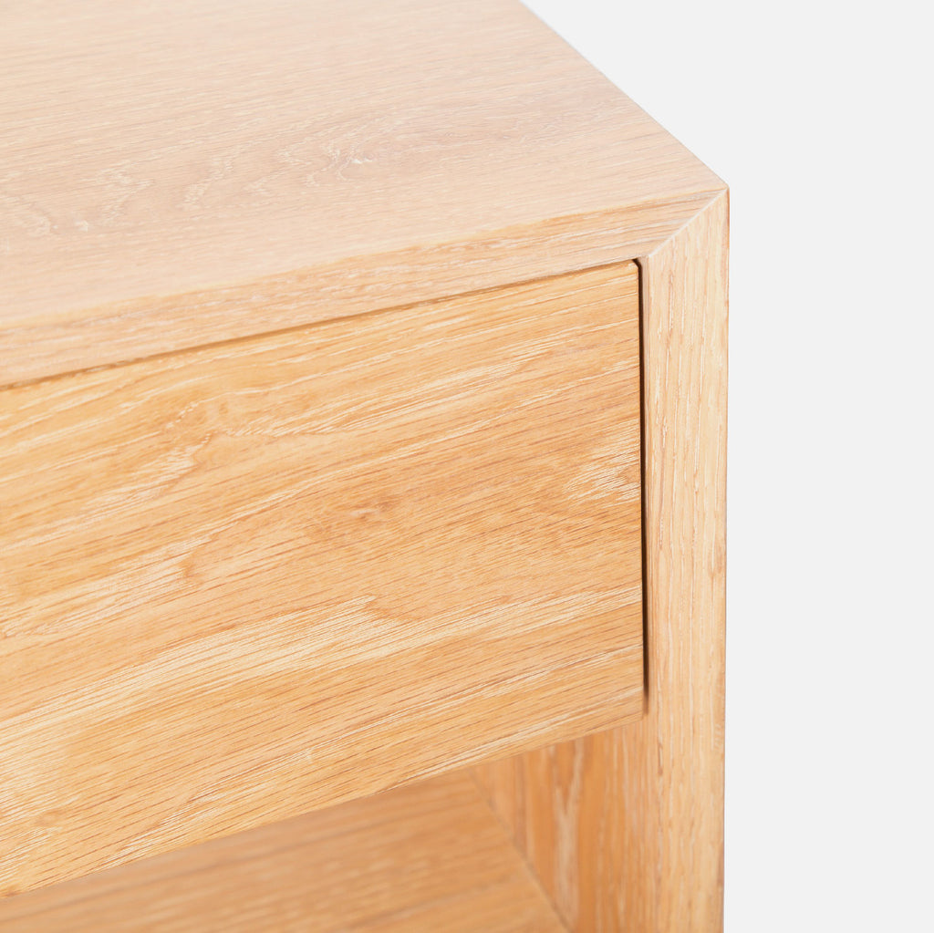 Copenhagen Bedside Table - Light Oak