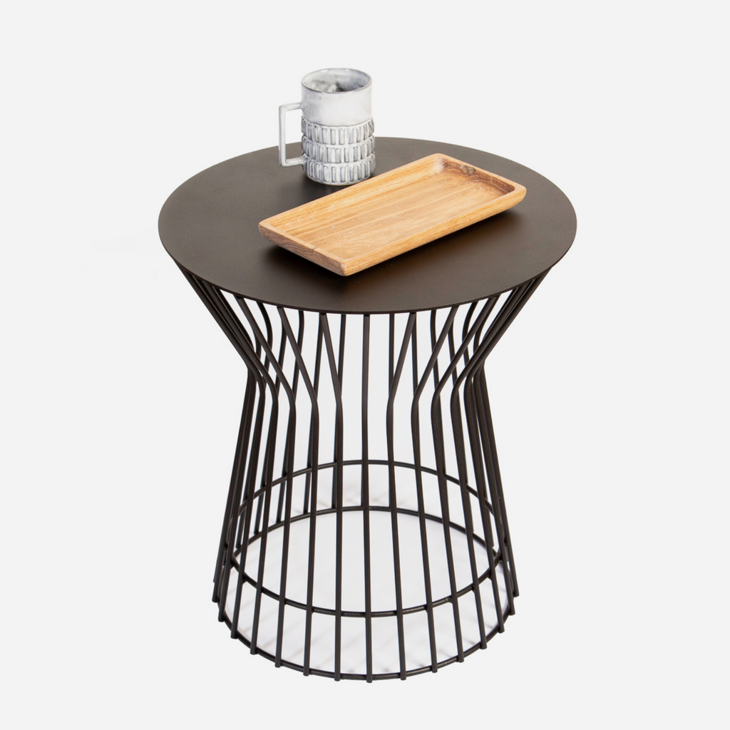 Tapered Side Table - Black