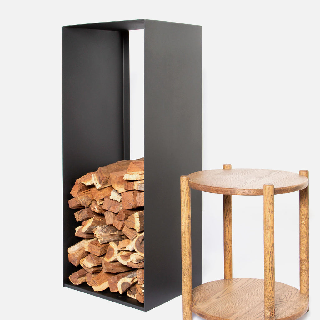 Steel Fire Wood Box - Large