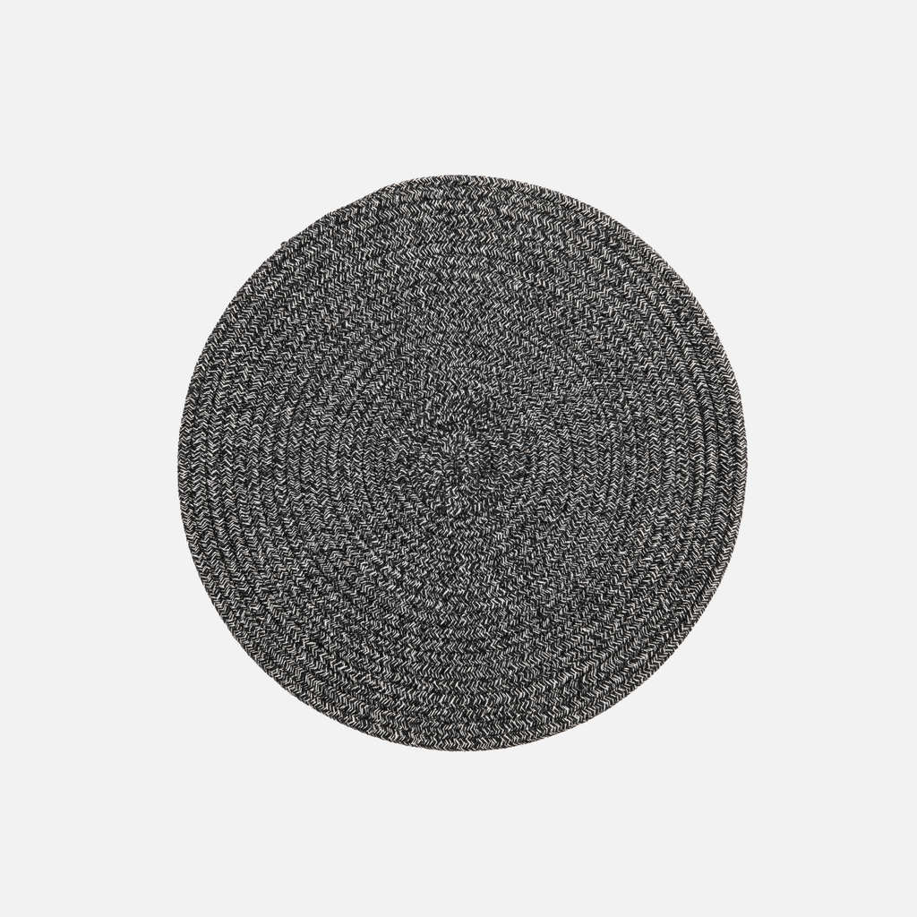 Round Placemats Set of 2 - Black