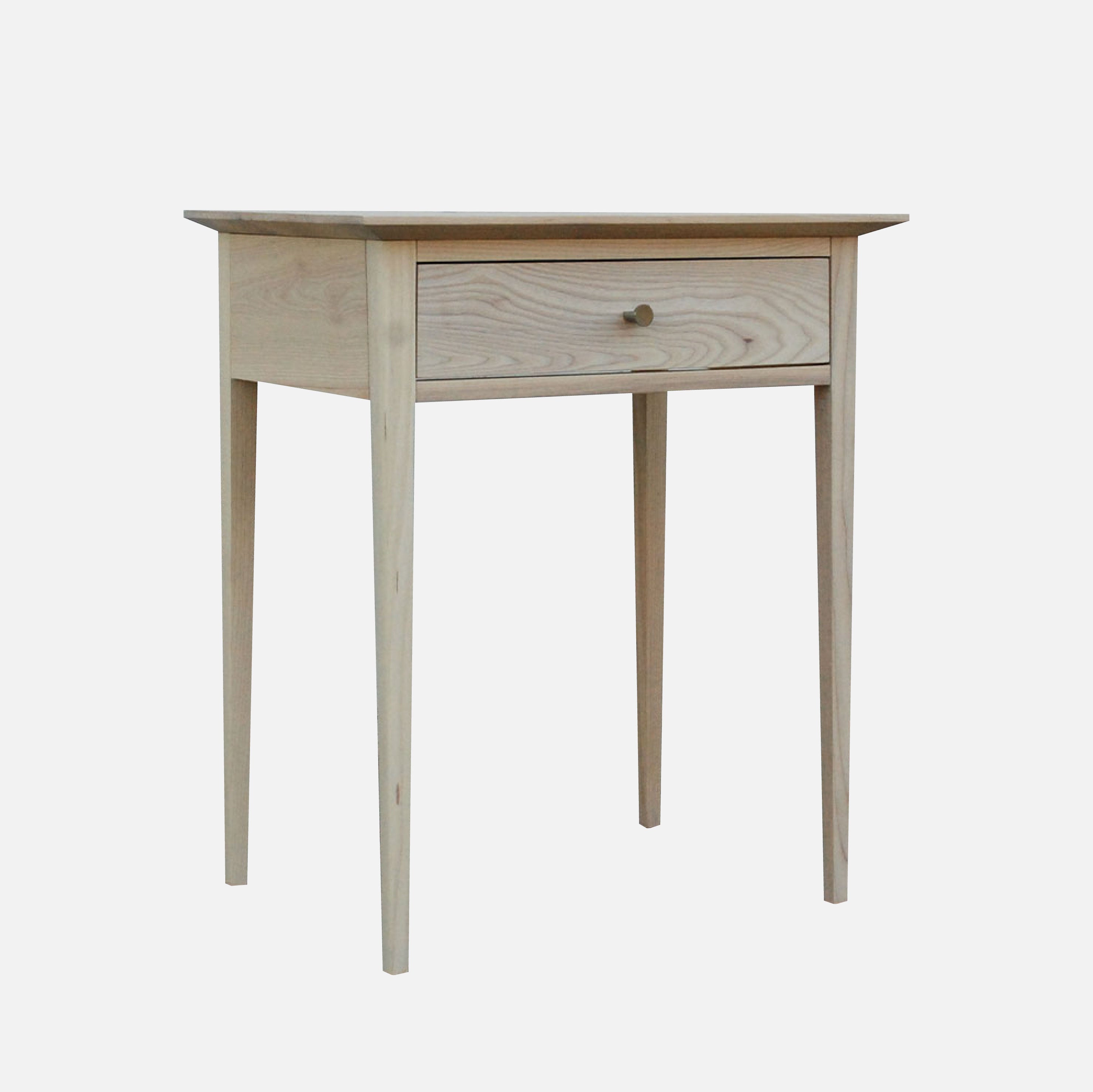 Maine Bedside Table - White Ash