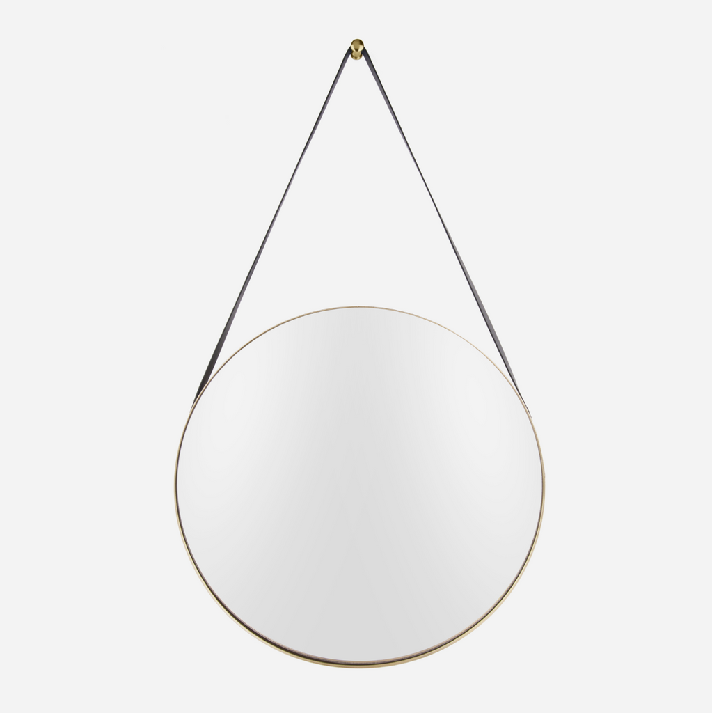 Balanced Round Mirror - Gold