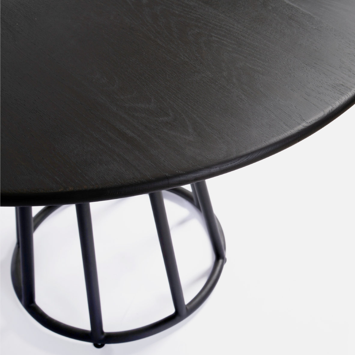 Orbit Round Dining Table - Ebony