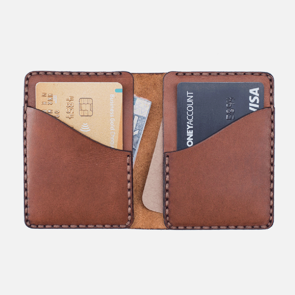 The Vertical Wallet - Tan