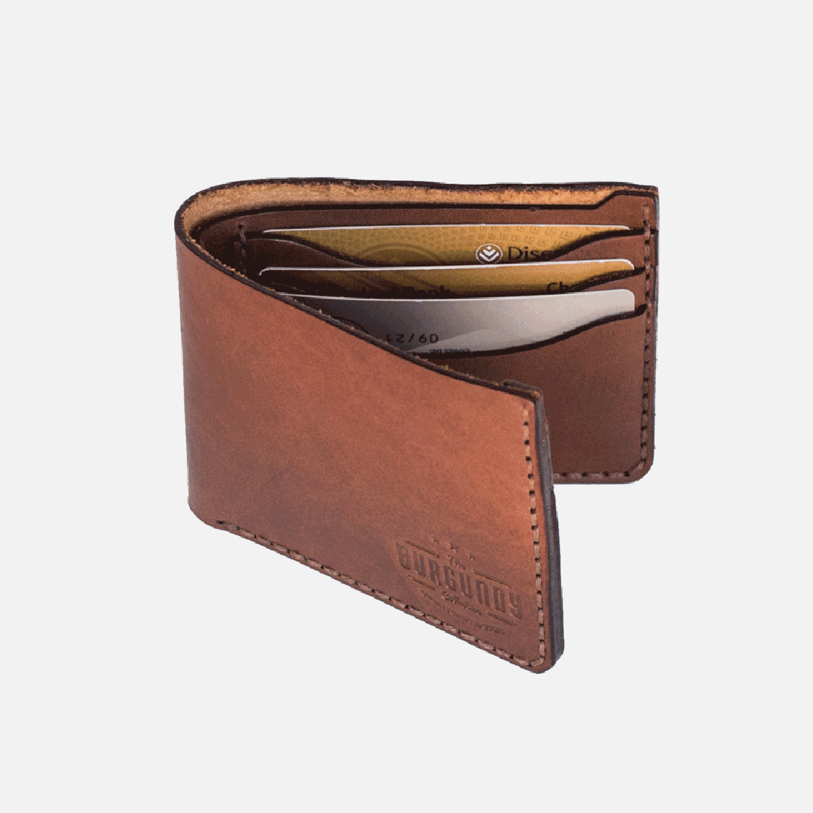 Bifold Leather Wallet - Tan