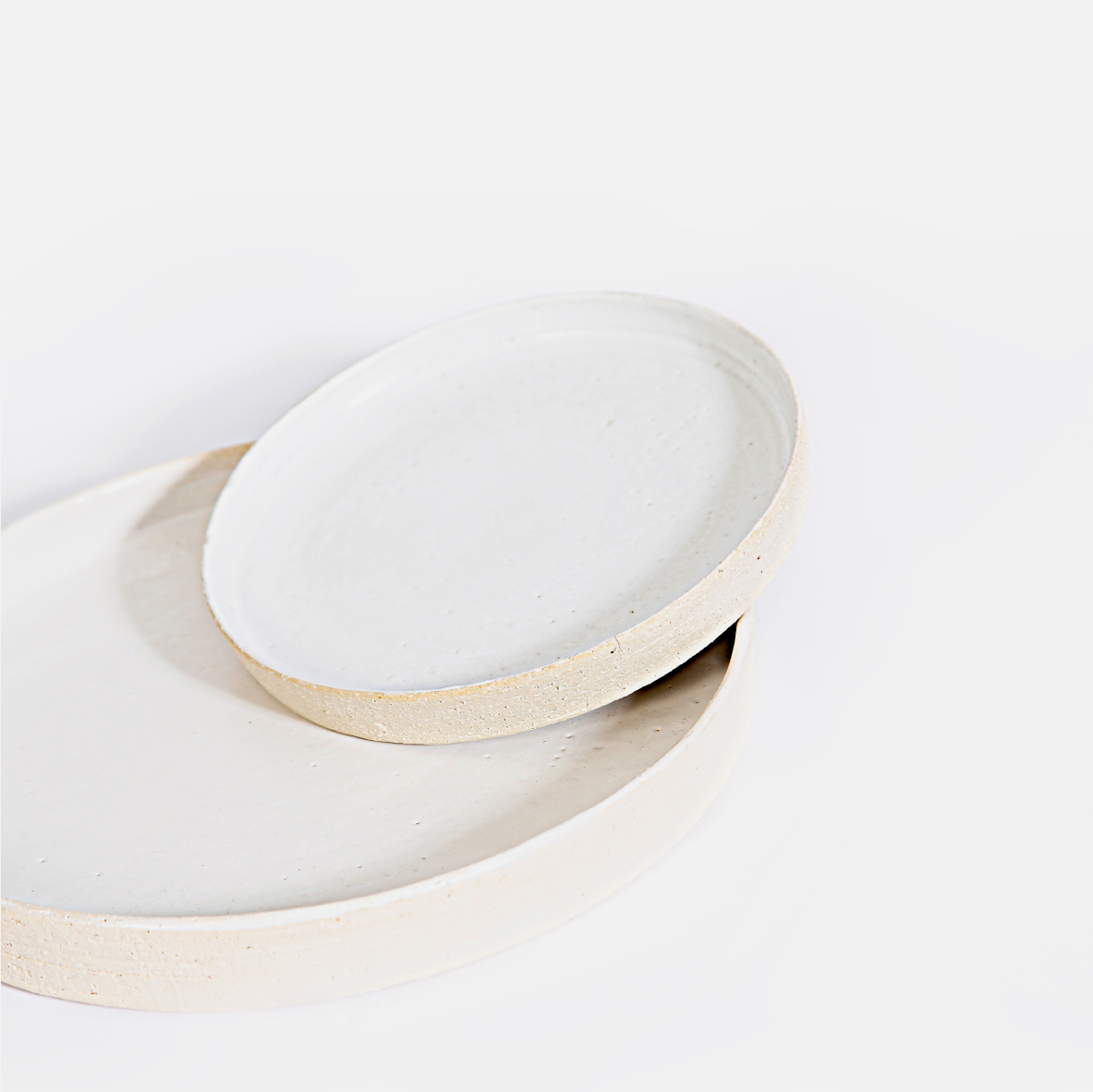 Organic Dinner Plate - Satin White