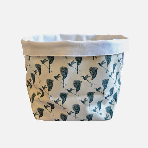 Small Fabric Bucket - Sugarbird Gunmetal