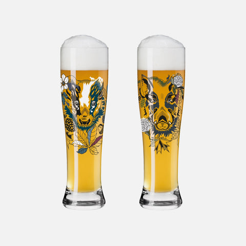 Usage Time Wheat Beer Glass - Petra Mohr #4