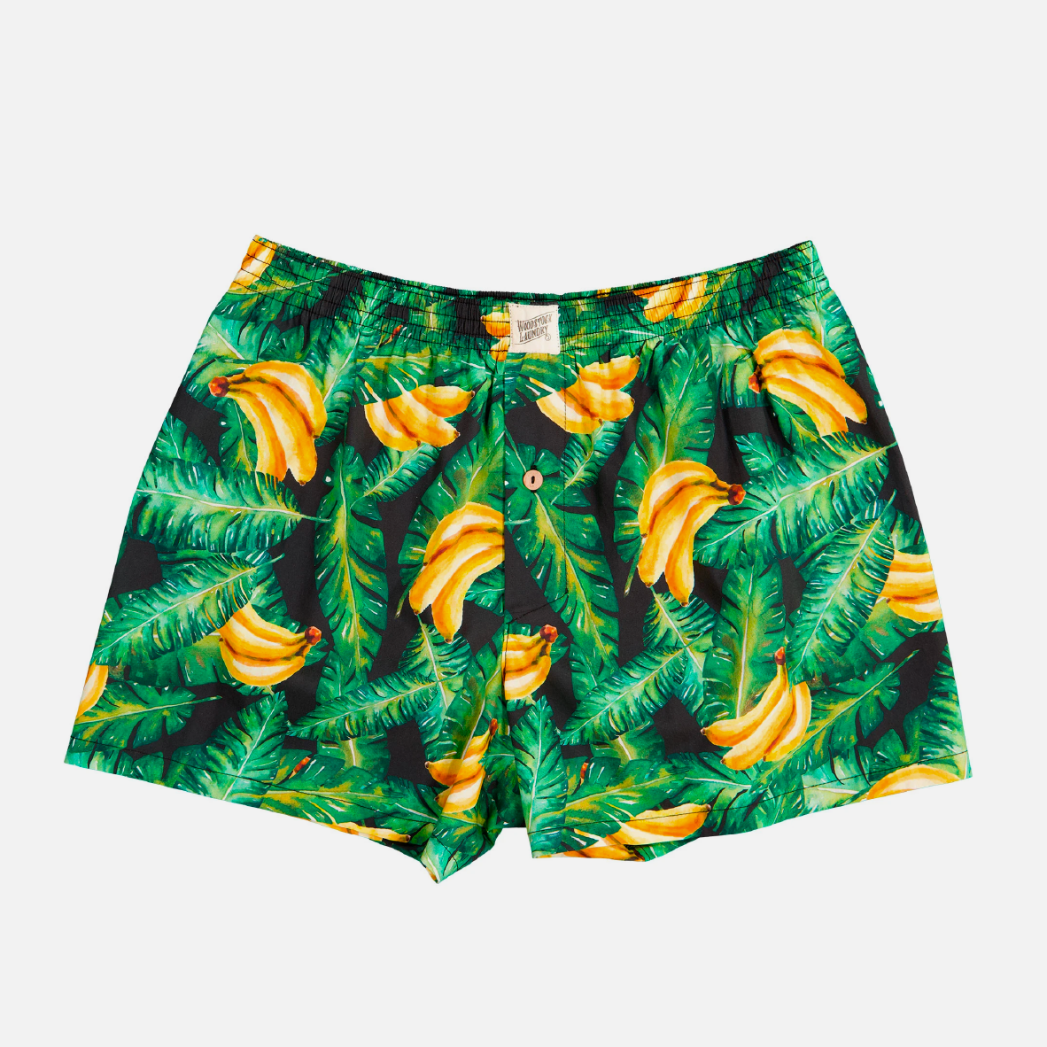 Mens Boxer Shorts - Banana Leaves