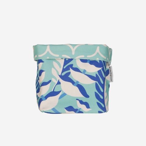 Small Fabric Bucket - Ocean Sway