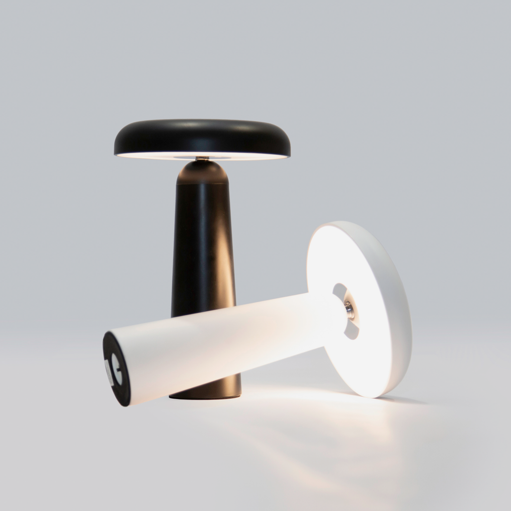 Boletus Rechargeable Table Lamp - White