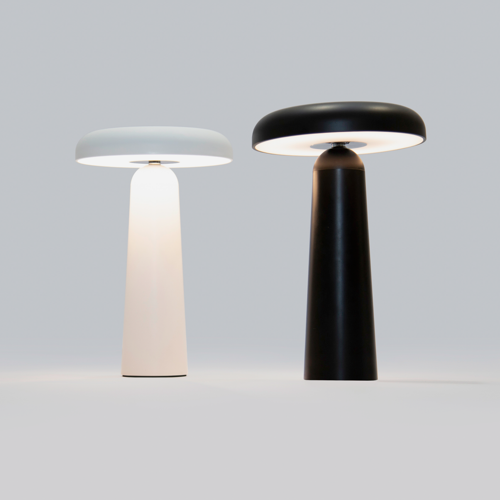 Boletus Rechargeable Table Lamp - Black