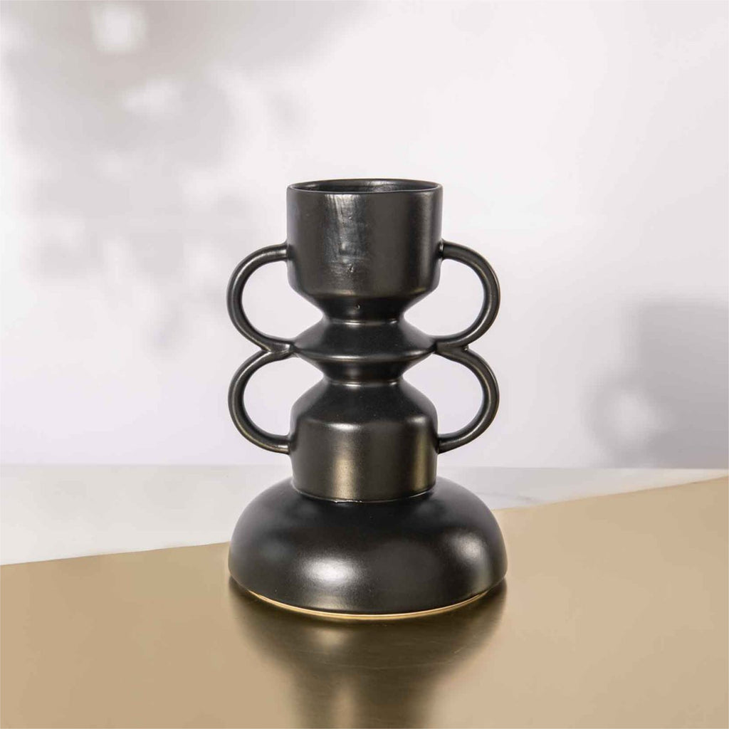 Collaborate Vase Medium - Black