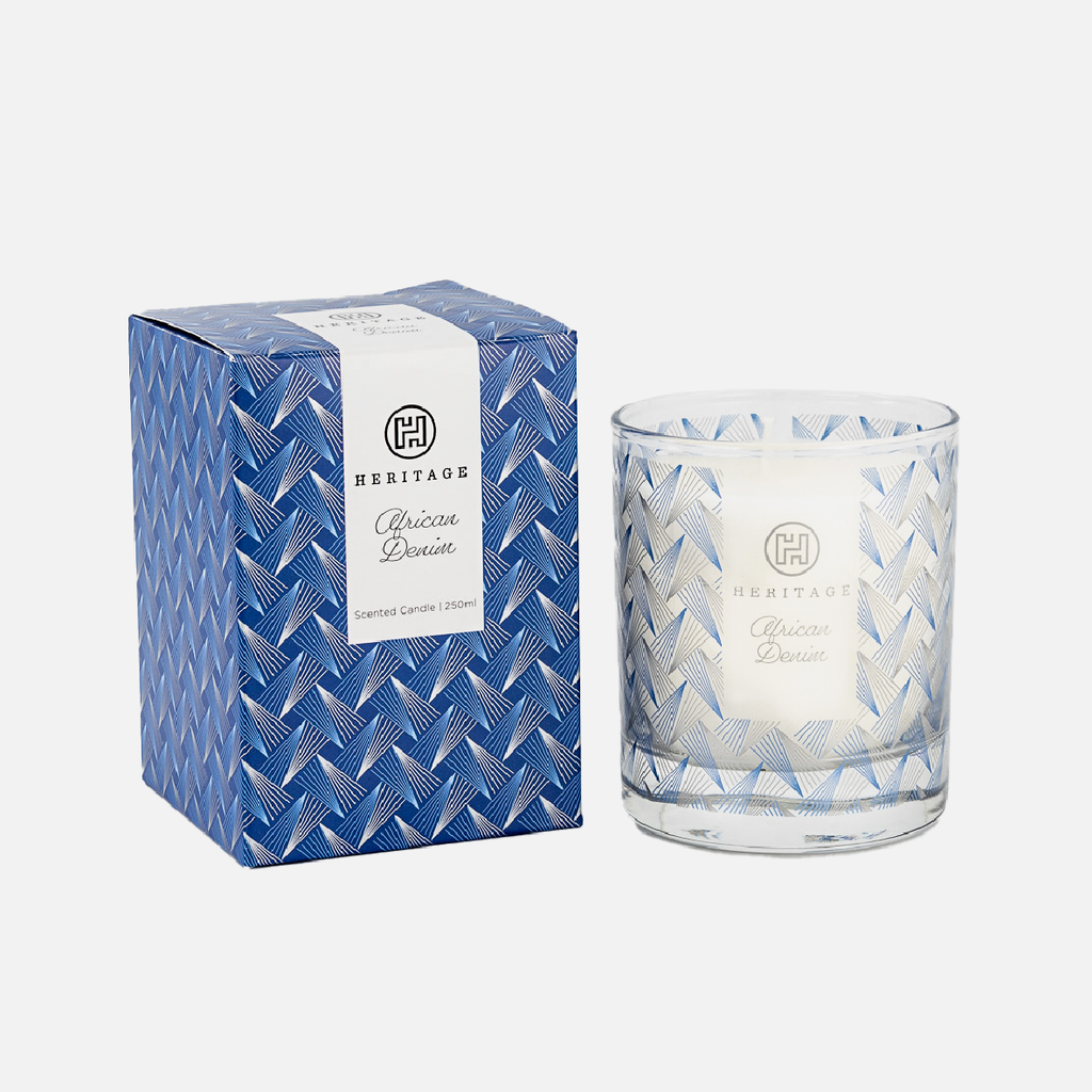 Heritage Scented Candle - African Denim