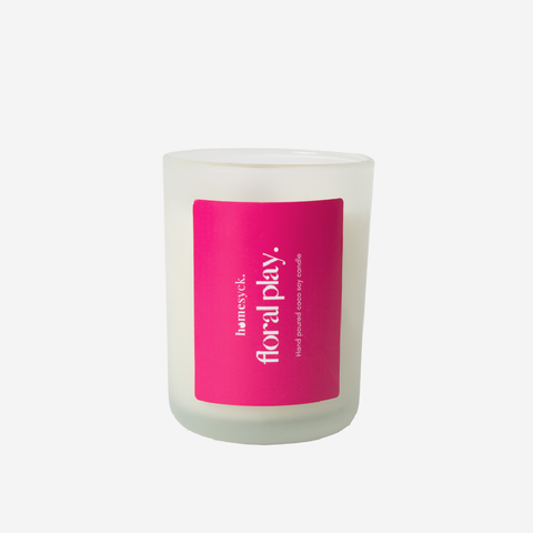 Floral Play Candle - Medium