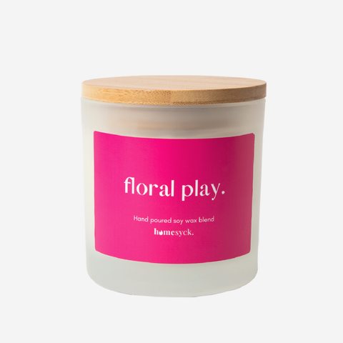 Floral Play Candle - Large
