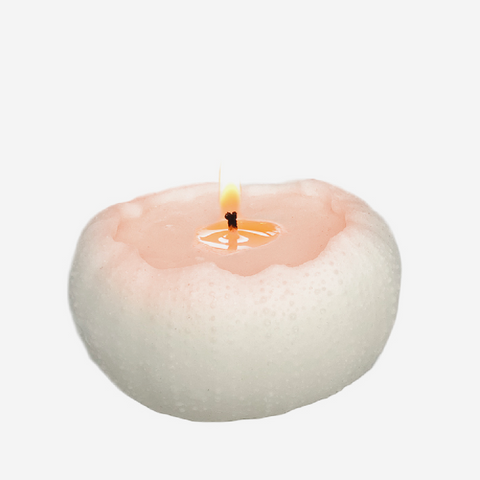 Rafiki Urchin Candle - White