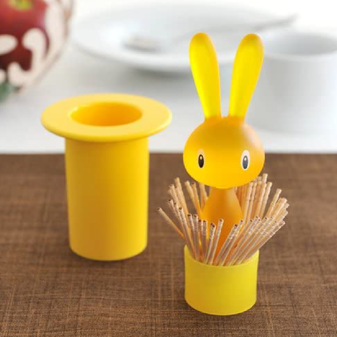Magic Bunny Toothpick Holder - Yellow
