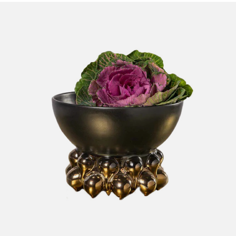 Osmosis Fruit Bowl - Black & Bronze