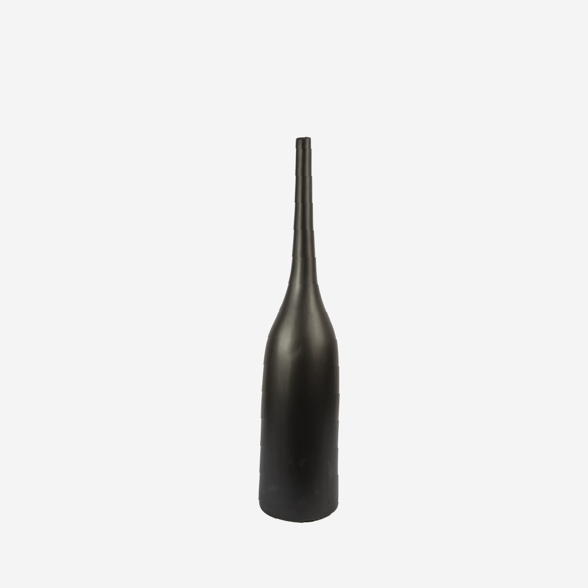Tall Bottle Neck Vase Black ICONOMY