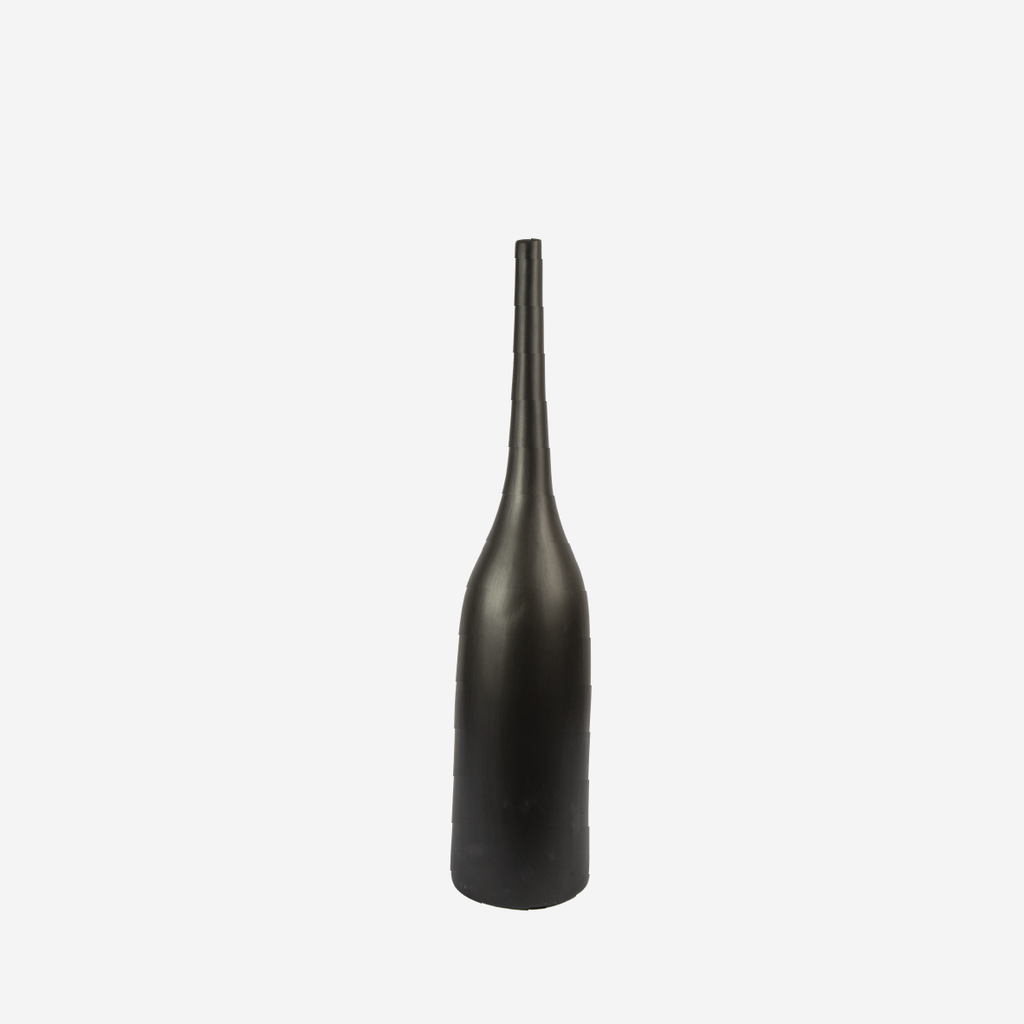 Tall Bottle Neck Vase - Black